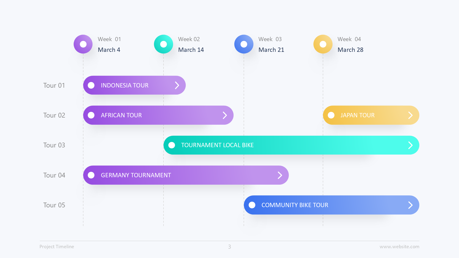 Timeline V1 Light slide 3